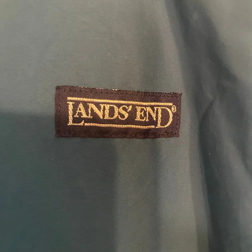 Lands‎ End Mens Chore Coat Barn Jacket Heavy Fleece Lined Teal Large Aircore 200